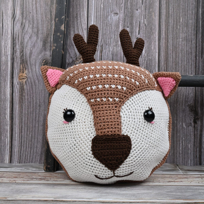 CuteDutch Downloadpatroon Haakpatroon: Dierenkussen Hert (download)