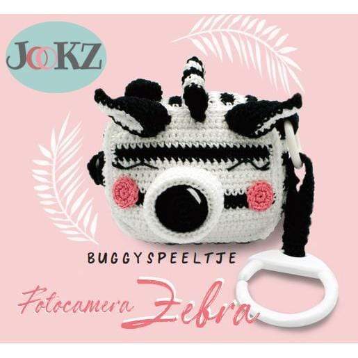 CuteDutch Garenpakket: Buggyspeeltje fotocamera Zebra