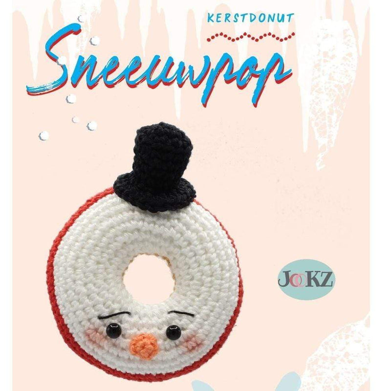 Garenpakket: Kerstdonut Sneeuwpop
