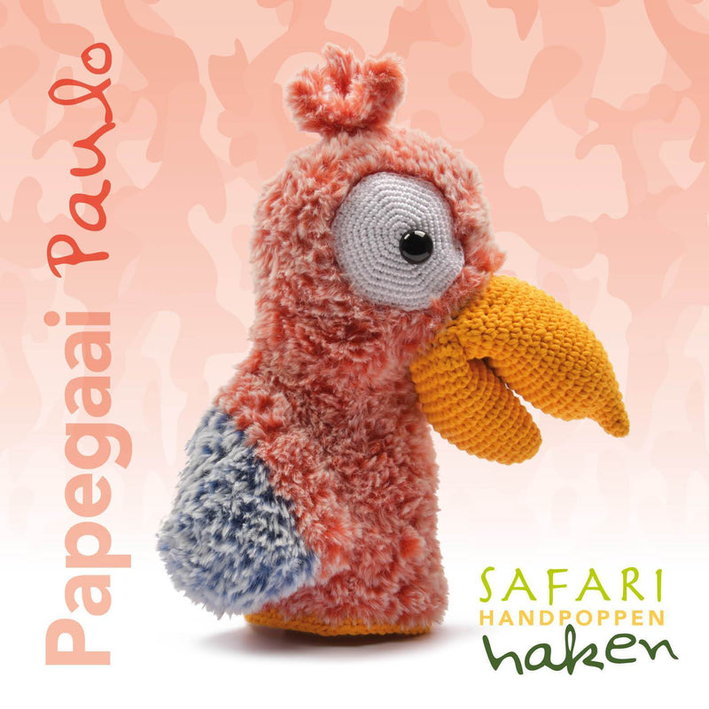 Garenpakket: Safari handpop papegaai Paulo