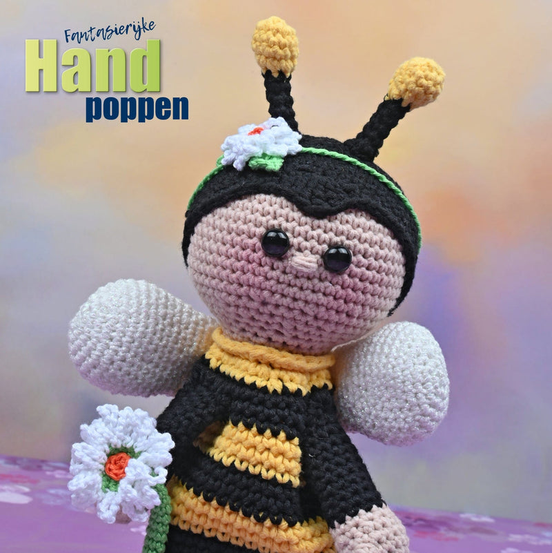 CuteDutch Garenpakketten Garenpakket: Fantasierijke handpop Bloemige Bij