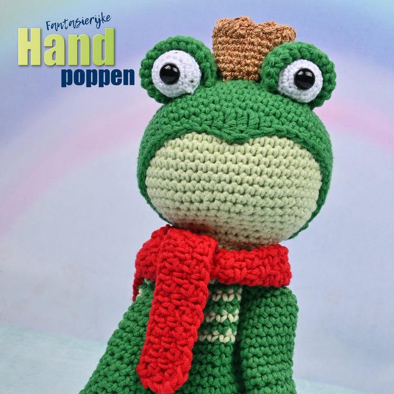 CuteDutch Garenpakketten Garenpakket: Fantasierijke handpop Kikkerprins