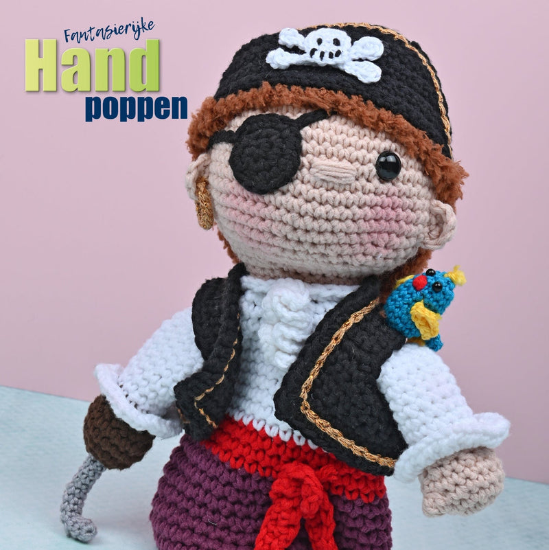 CuteDutch Garenpakketten Garenpakket: Fantasierijke handpop Piraat