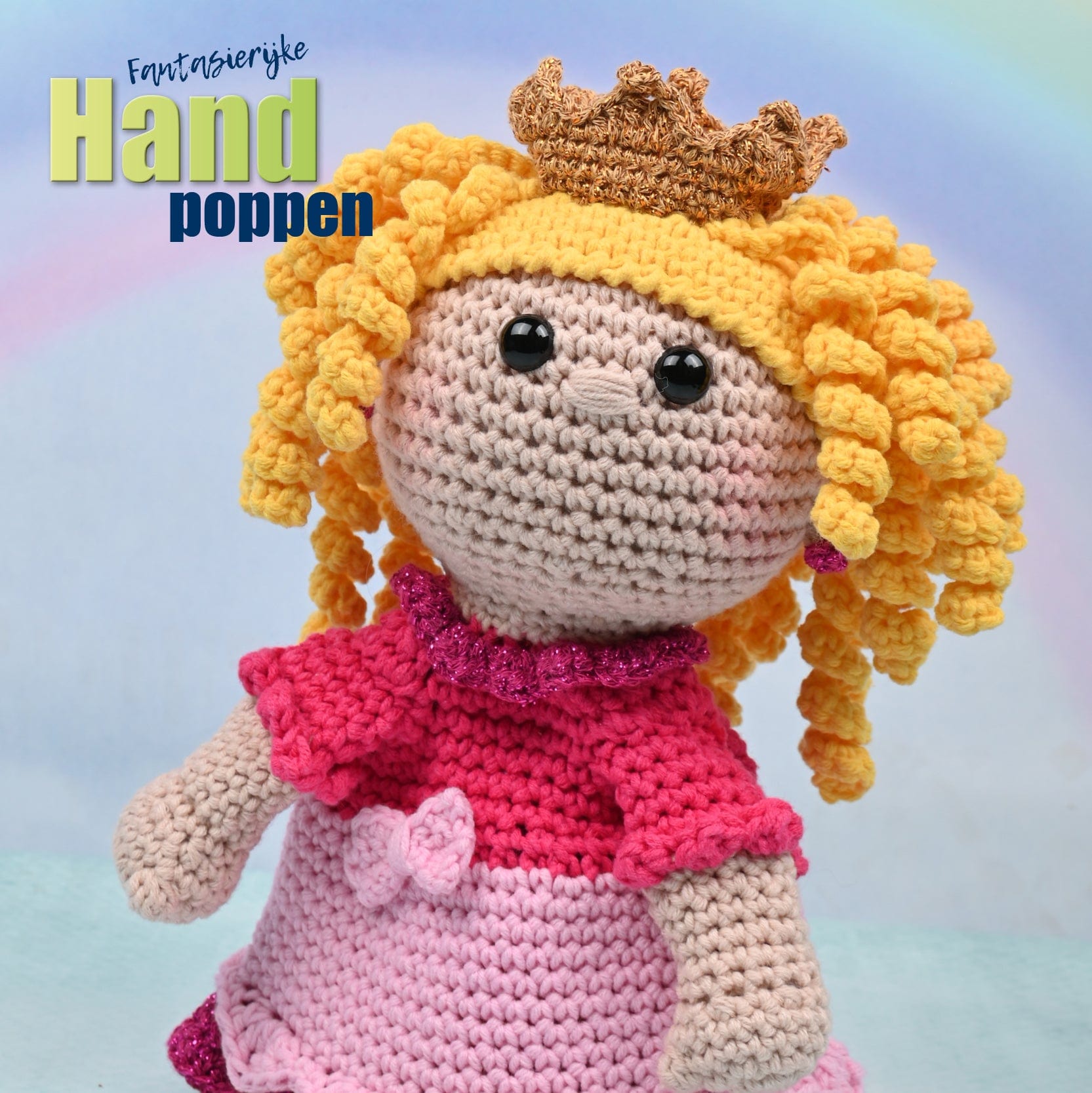 Handpop Pattern Fantasierijke Handpoppen haken | Garenpakket: Handpop Prinses