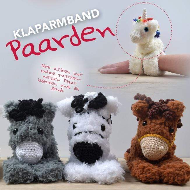 CuteDutch Garenpakketten Paard Garenpakket: Klaparmband Paarden