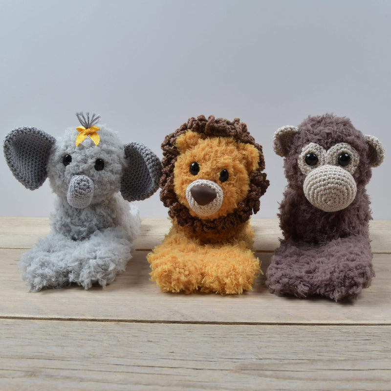 CuteDutch Garenpakketten Aap Garenpakket: Klaparmband Safaridieren