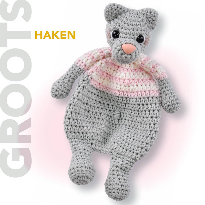 CuteDutch Garenpakketten Garenpakket: Knuffeldoekje Poesje