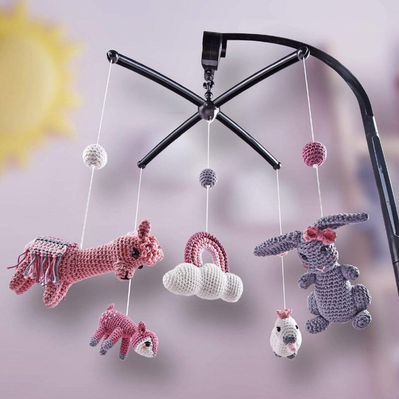 CuteDutch Garenpakketten Garenpakket: Muziekmobiel Rainbow & Friends
