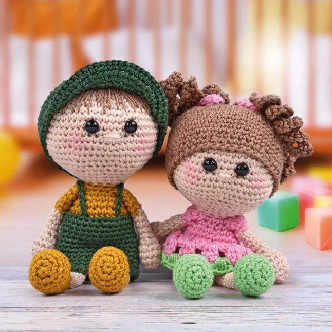 CuteDutch Garenpakketten Garenpakket: Poppen Bram en Roos