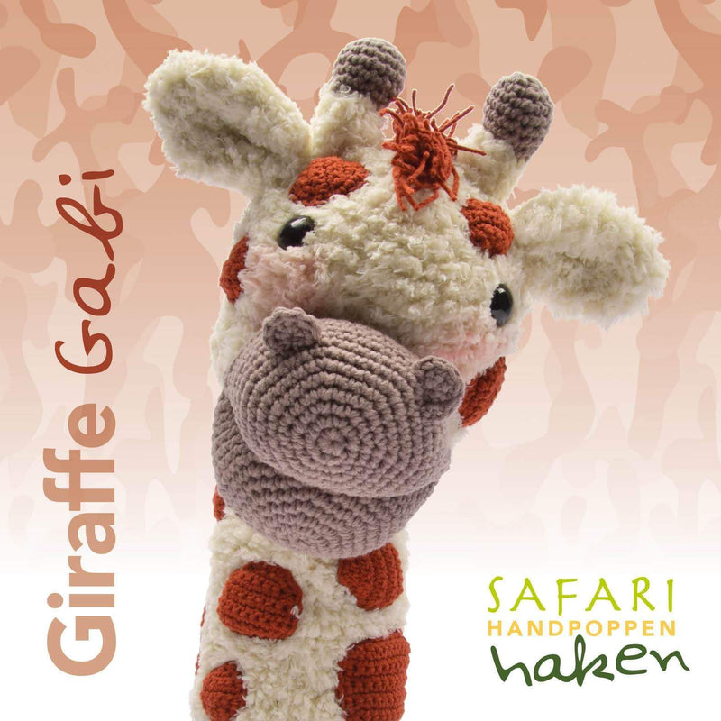 CuteDutch Garenpakketten Garenpakket: Safari handpop giraffe Gabi