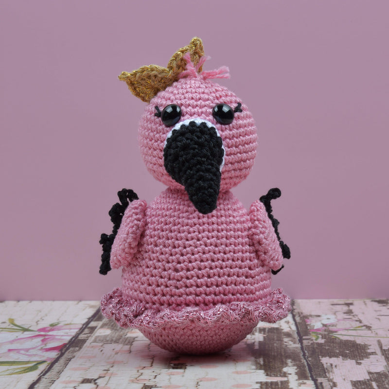 CuteDutch Garenpakketten Garenpakket: Tuimelflamingo
