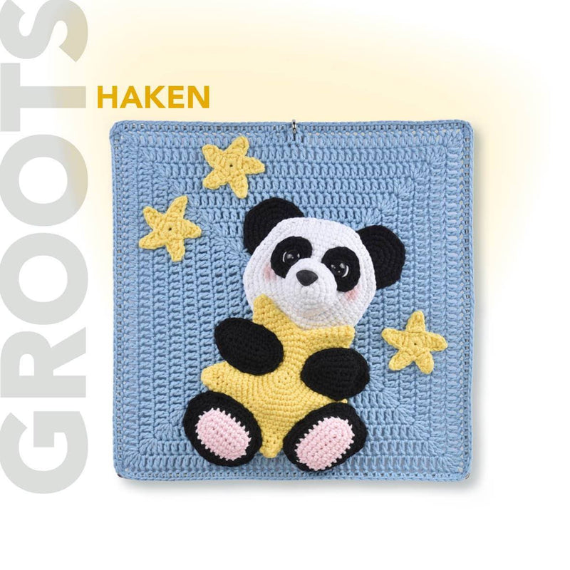 CuteDutch Garenpakketten Garenpakket: Wandhanger Panda