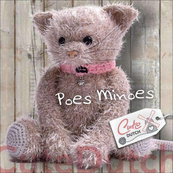 CuteDutch Garenpakketten Grijs Garenpakket poes Minoes