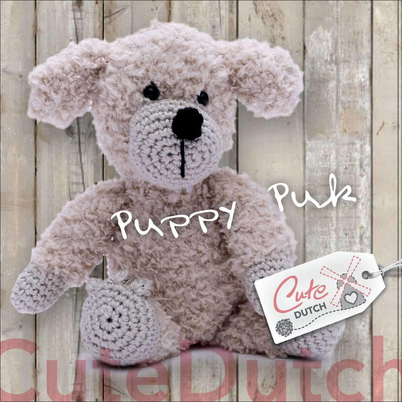 CuteDutch Garenpakketten Grijs Garenpakket: Puppy Puk