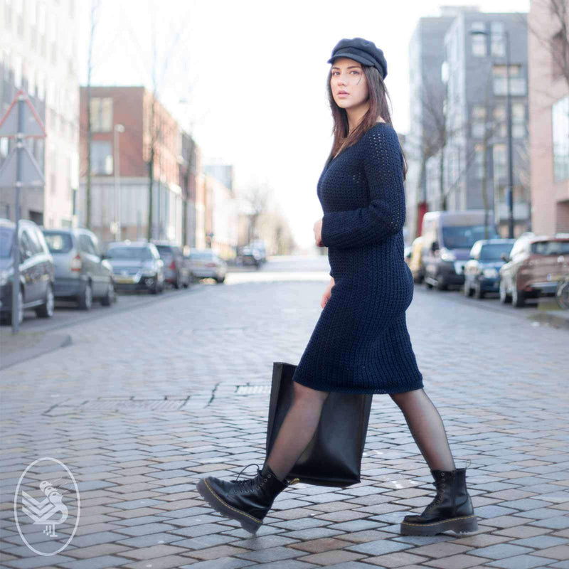 Gehaakt jurkje V-Dress Haakpakket