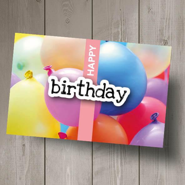 CuteDutch Gelegenheidskaartje: Happy Birthday Balloon