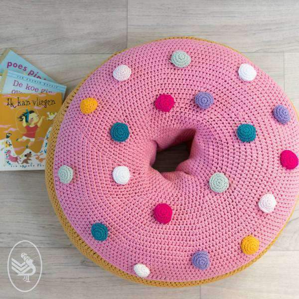 CuteDutch Haakpakketten Haakpakket: Donut zitkussen