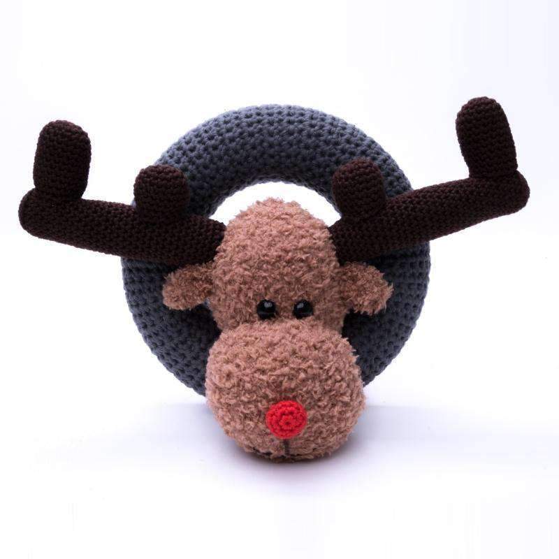 CuteDutch Haakpakketten Haakpakket: Rendier Rudolf Krans
