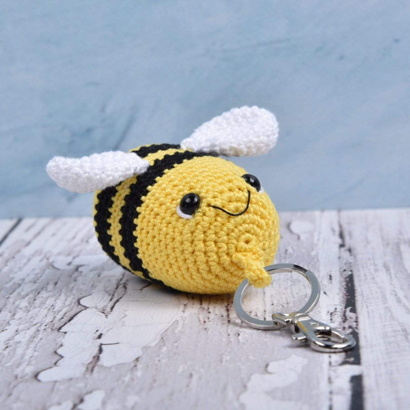 CuteDutch Haakpakketten Haakpakket: Sleutelhanger Bij