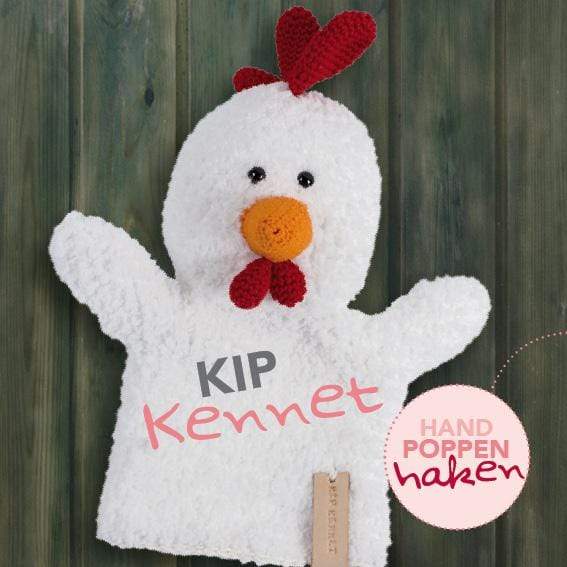 Haakpatroon handpop kip Kennet (download)