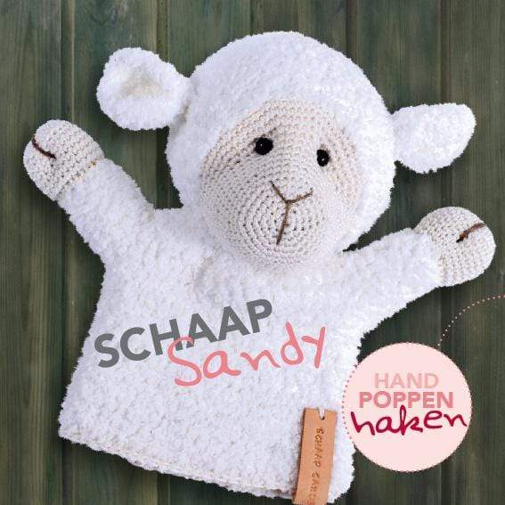 Haakpatroon handpop schaap Sandy (download)