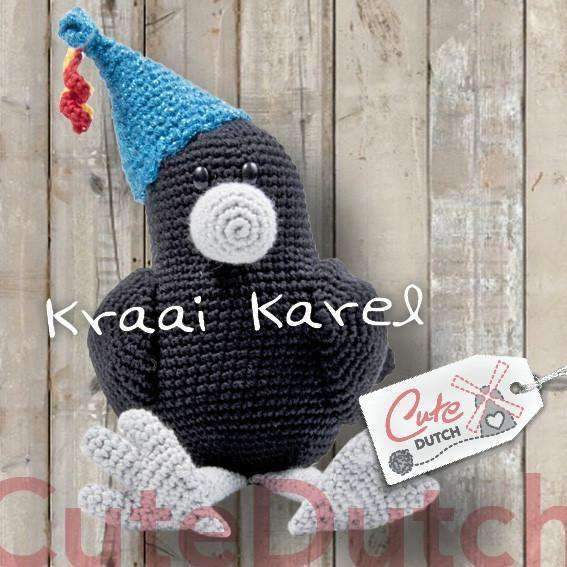 Haakpatroon Kraai Karel (download)