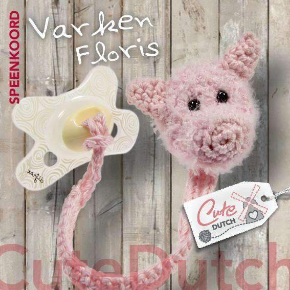 Haakpatroon Speenkoord varken Floris (download)