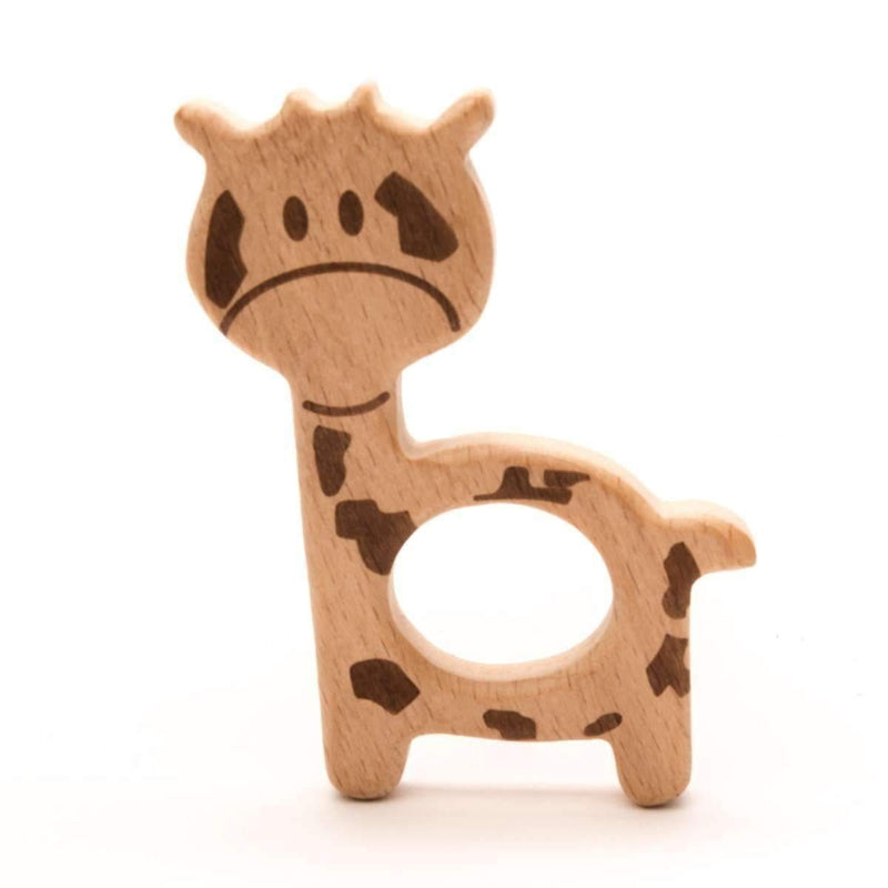 Houten bijtfiguur Giraf