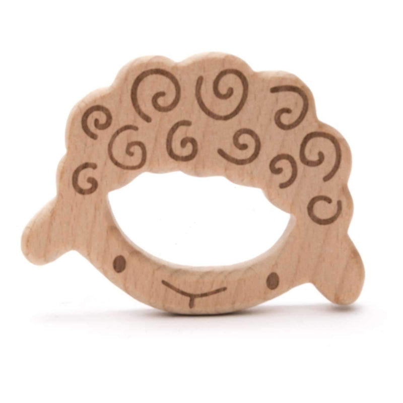 Houten bijtfiguur Schaap