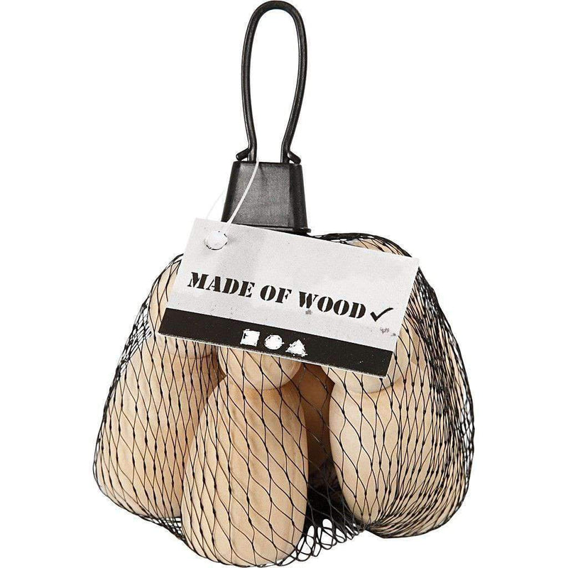 Houten pop/lijf (per 5 stuks) 6 cm