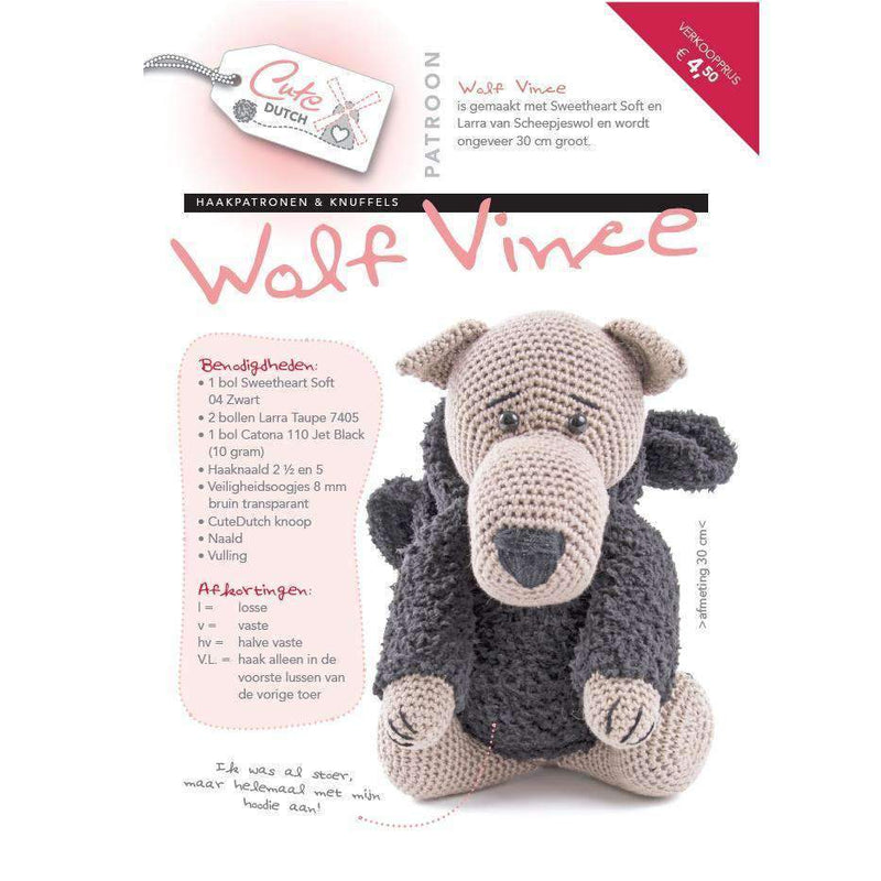 CuteDutch - Patroonboekje Wolf Vince