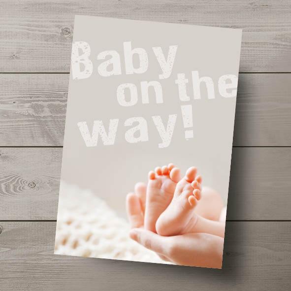 CuteDutch Stationary Ansichtkaart: Baby on the way!