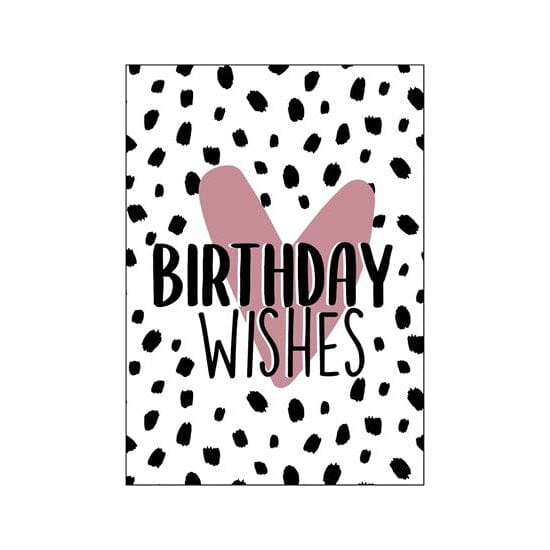 CuteDutch Stationary Ansichtkaart: Birthday Wishes