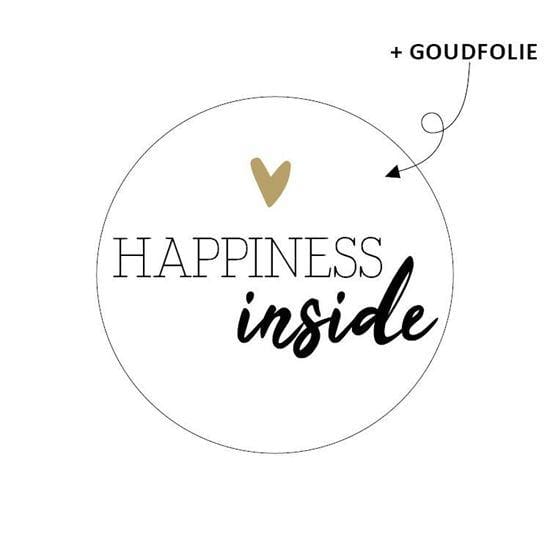 CuteDutch Stationary Stickers - Happiness inside (12 stuks)