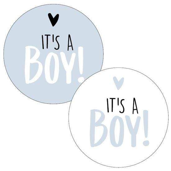 CuteDutch Stationary Stickers - It's a Boy (12 stuks)
