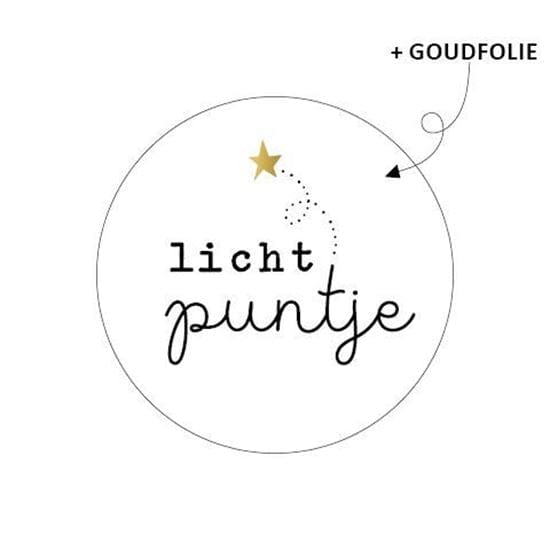 CuteDutch Stationary Stickers - Lichtpuntje (12 stuks)