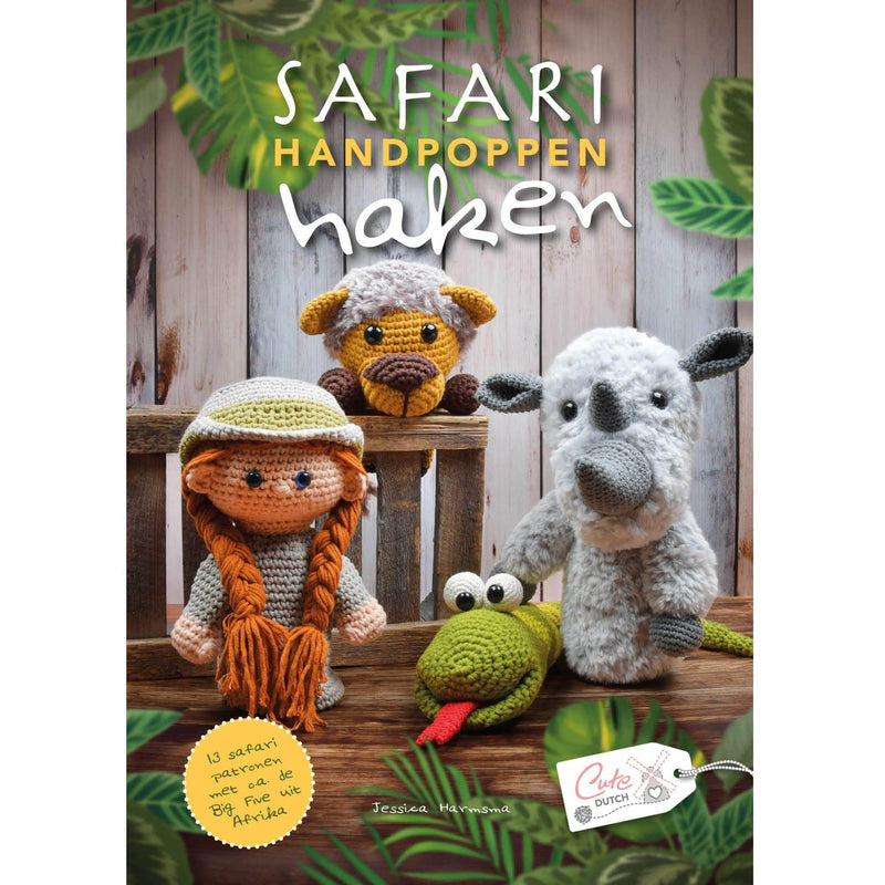 CuteDutch Uitgeverij Boeken Safari handpoppen haken