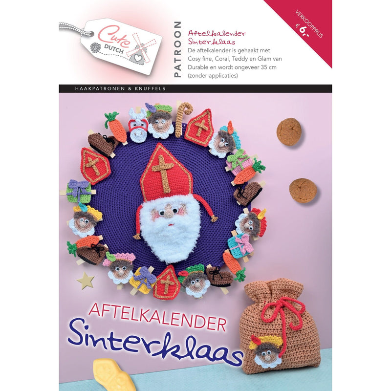 CuteDutch Uitgeverij Patroonboeken CuteDutch - Patroonboekje Aftelkalender Sinterklaas