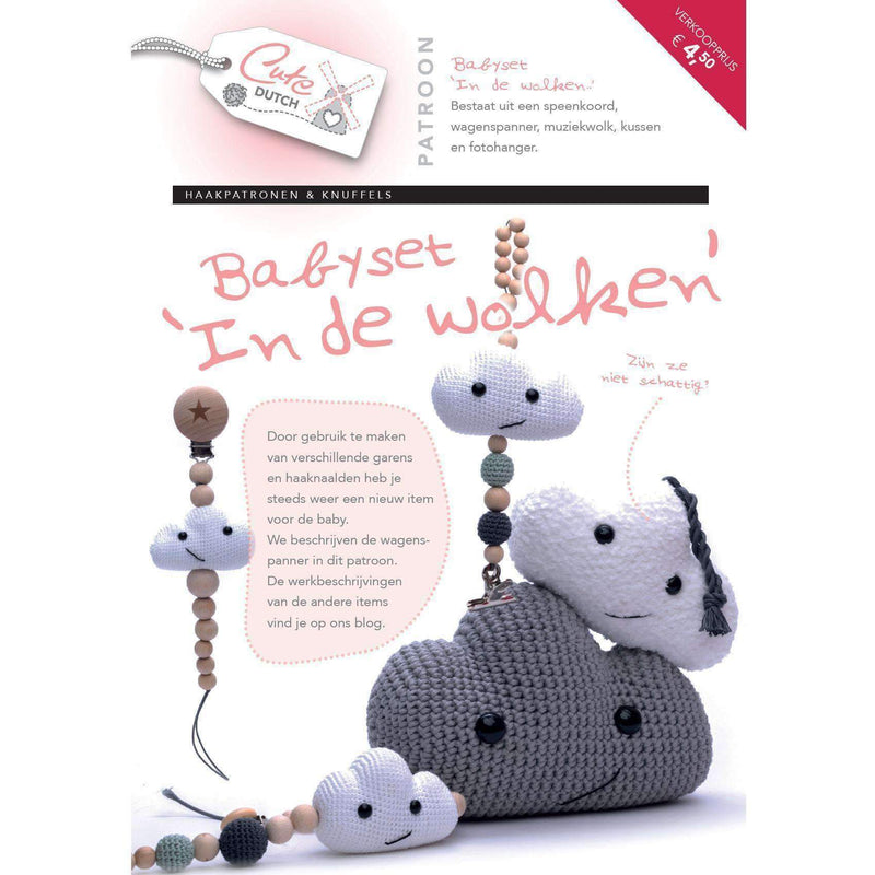 CuteDutch Uitgeverij Patroonboeken CuteDutch - Patroonboekje babyset 'In de wolken..'