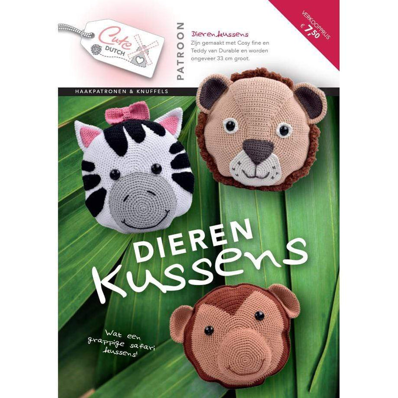 CuteDutch Uitgeverij Patroonboeken CuteDutch - Patroonboekje Dierenkussens