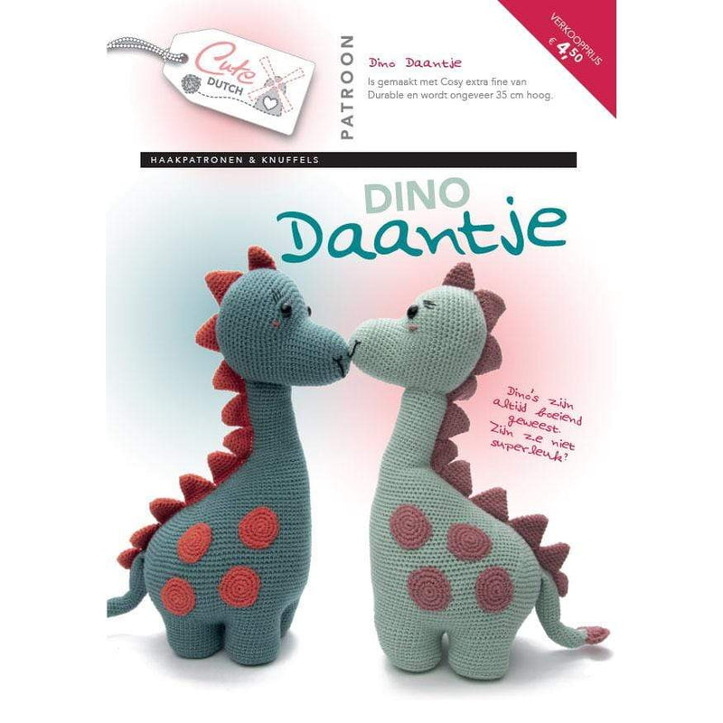 CuteDutch Uitgeverij Patroonboeken CuteDutch - Patroonboekje Dino Daantje
