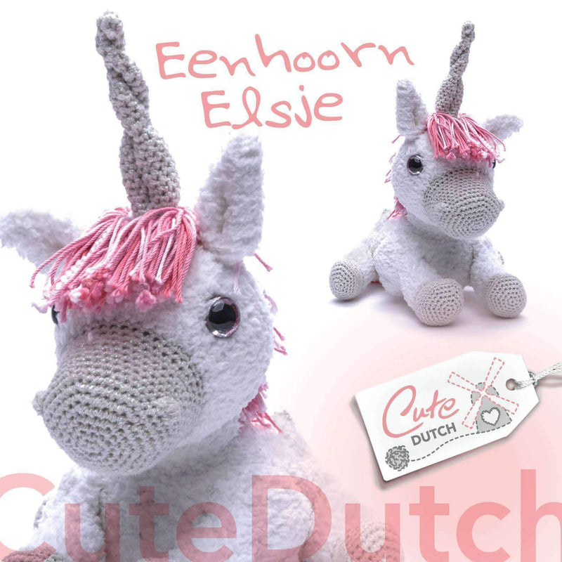 CuteDutch Uitgeverij Patroonboeken CuteDutch - Patroonboekje eenhoorn Elsje