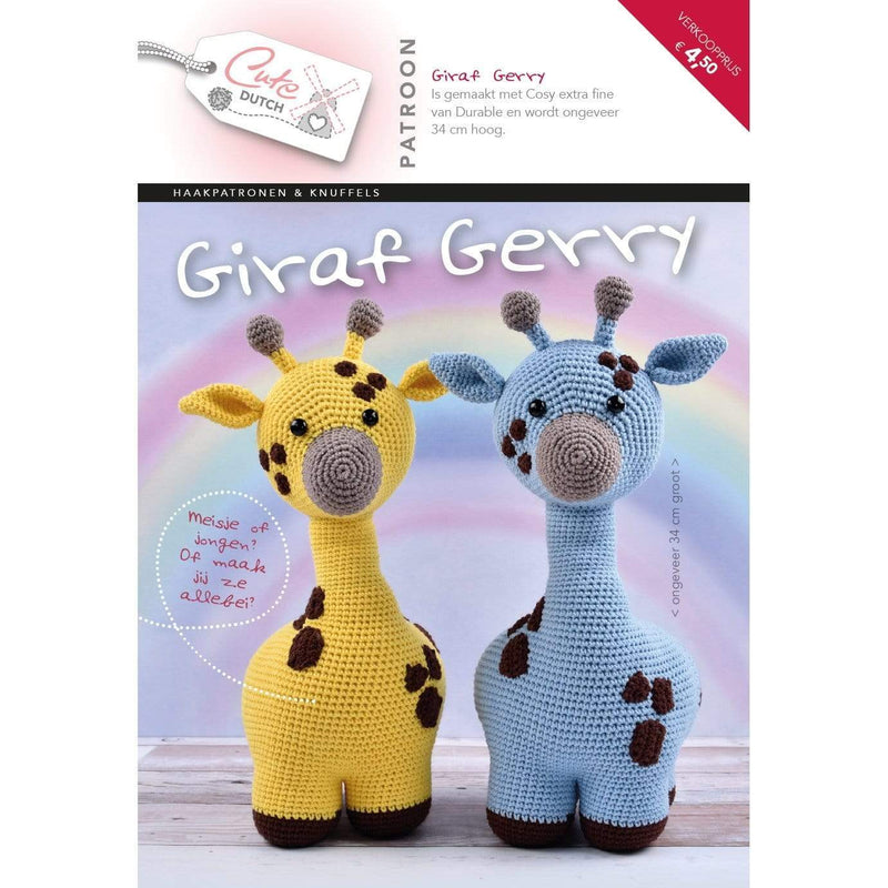 CuteDutch Uitgeverij Patroonboeken CuteDutch - Patroonboekje Giraf Gerry