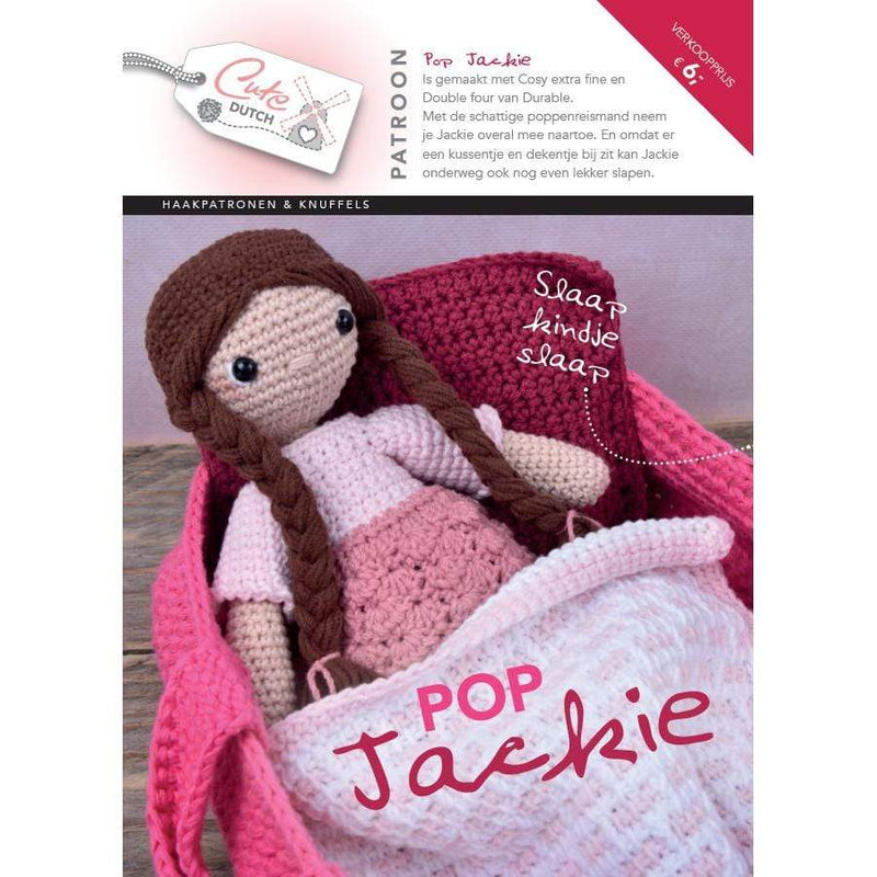 CuteDutch Uitgeverij Patroonboeken CuteDutch - Patroonboekje Pop Jackie
