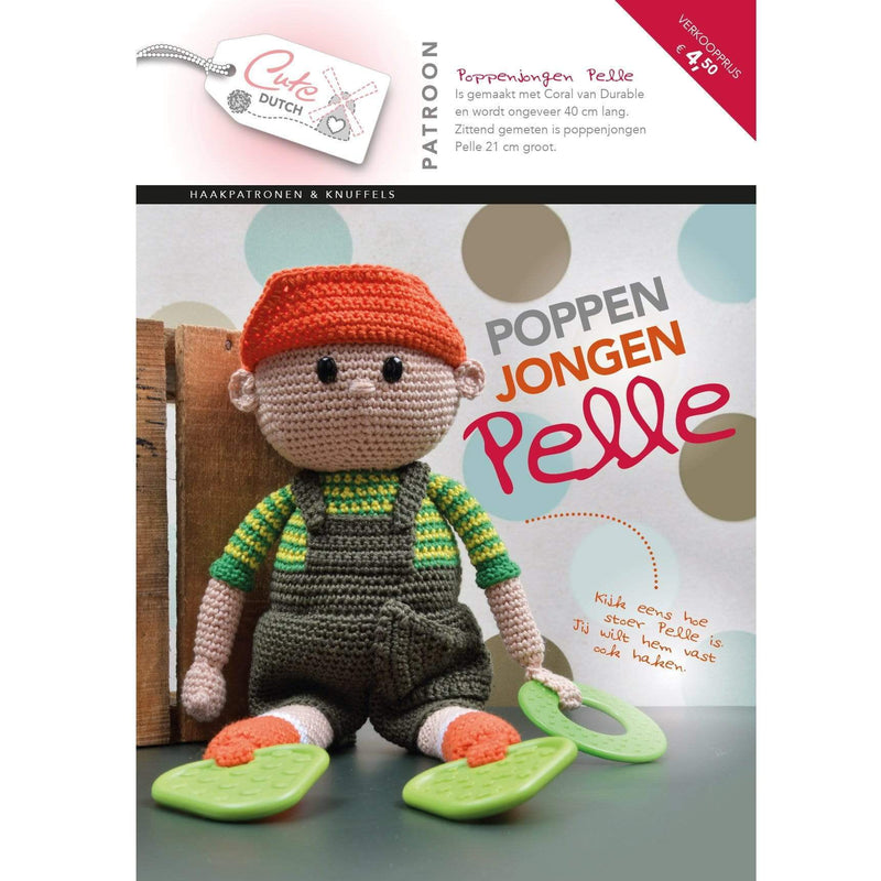 CuteDutch Uitgeverij Patroonboeken CuteDutch - Patroonboekje Poppenjongen Pelle