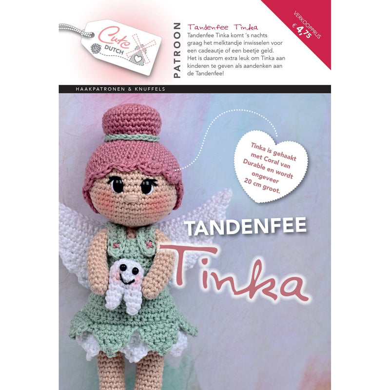 CuteDutch Uitgeverij Patroonboeken CuteDutch - Patroonboekje Tandenfee Tinka
