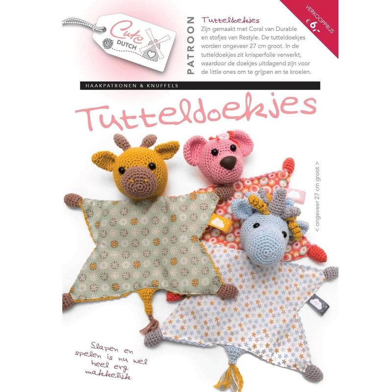 CuteDutch Uitgeverij Patroonboeken CuteDutch - Patroonboekje Tutteldoekjes