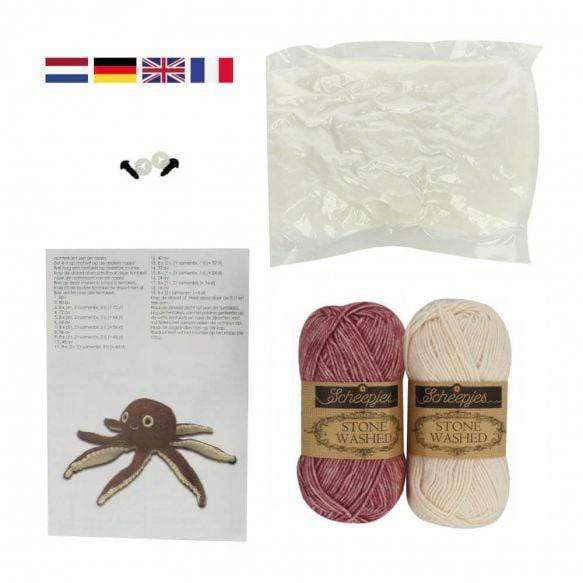 De Bondt B.V. HardiCraft Breipakket amigurumi Olivia Octopus