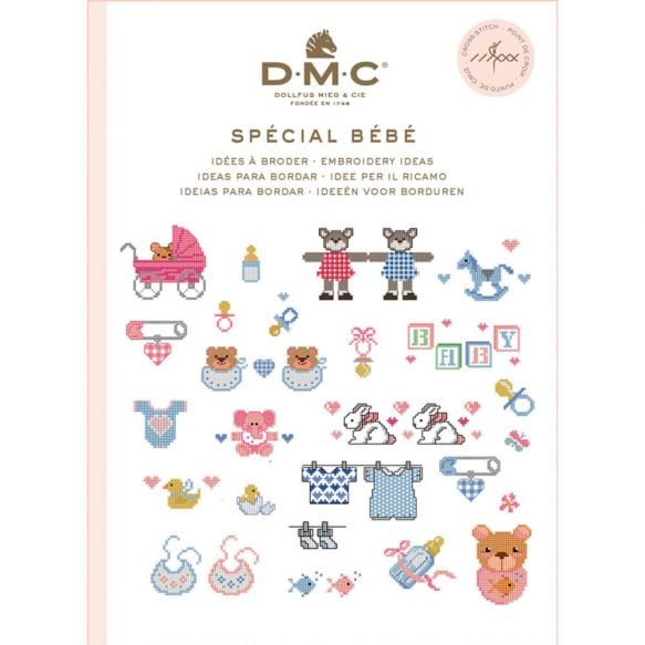 DMC Borduurboeken DMC Boek ideeën om te borduren baby