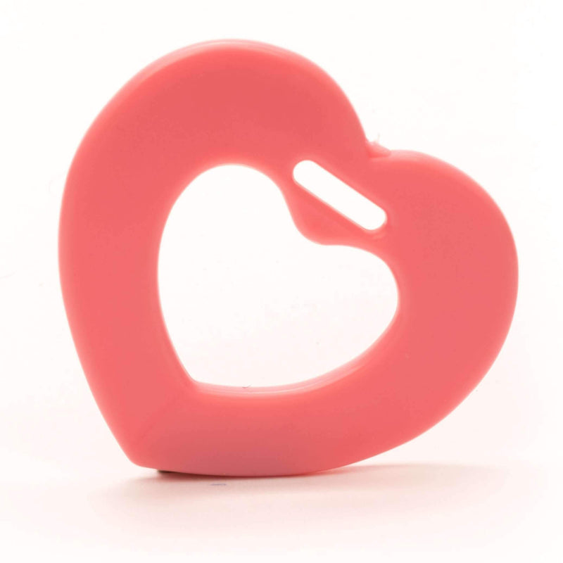 Durable Clips & bijtringen 229 Flamingo Pink Durable Bijtring hart (2 stuks)
